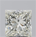 Natural Diamond 3.01 Carats, Princess with  Cut, L Color, VS2 Clarity and Certified by GIA