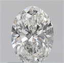 Natural Diamond 0.50 Carats, Oval with  Cut, F Color, VS1 Clarity and Certified by GIA