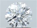 Natural Diamond 0.84 Carats, Round with Excellent Cut, E Color, SI2 Clarity and Certified by GIA