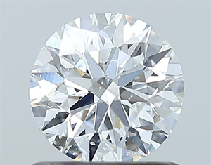 Picture of Natural Diamond 0.84 Carats, Round with Excellent Cut, E Color, SI2 Clarity and Certified by GIA