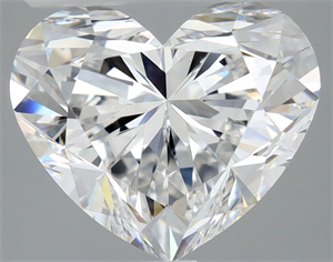 Picture of Natural Diamond 3.11 Carats, Heart with  Cut, D Color, VS2 Clarity and Certified by GIA