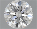 Diamante Natural 0.57 quilates, Redondo , Color D, claridad SI1 y certificado GIA