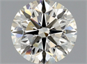 Natural Diamond 0.80 Carats, Round with Excellent Cut, I Color, SI1 Clarity and Certified by GIA