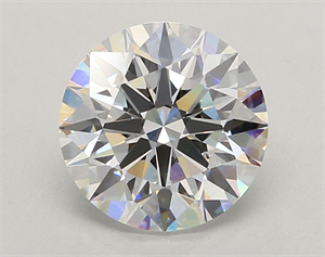 Picture of Lab Grown Diamond 3.04 Carats, Round with Ideal Cut, D Color, VVS1 Clarity and Certified by IGI