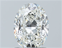 Natural Diamond 1.01 Carats, Oval with  Cut, G Color, IF Clarity and Certified by GIA