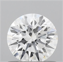 Del inventario de diamantes de laboratorio, 0.72 quilates, Redondo , Color D, claridad VS2 y certificado IGI