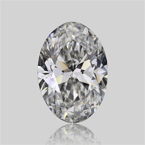 Foto Diamante Natural 0.70 quilates, Ovalado , Color G, claridad VVS2 y certificado GIA de