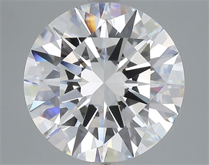 Picture of Lab Grown Diamond 6.04 Carats, Round with Excellent Cut, E Color, VVS1 Clarity and Certified by IGI