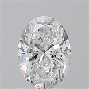 Picture of Natural Diamond 1.01 Carats, Oval with  Cut, F Color, VS1 Clarity and Certified by GIA