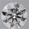 Lab Grown Diamond 6.05 Carats, Round with Ideal Cut, E Color, VVS2 Clarity and Certified by IGI