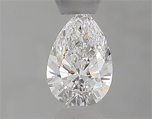 Foto Diamante Natural 0.35 quilates, De pera , Color D, claridad SI1 y certificado GIA de