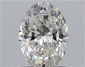 Natural Diamond 1.20 Carats, Oval with  Cut, F Color, SI2 Clarity and Certified by GIA