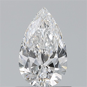 Picture of Natural Diamond 0.70 Carats, Pear with  Cut, D Color, IF Clarity and Certified by GIA