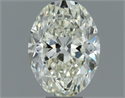 Natural Diamond 0.80 Carats, Oval with  Cut, I Color, VVS2 Clarity and Certified by IGI