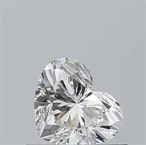 Picture of Natural Diamond 0.52 Carats, Heart with  Cut, I Color, VS1 Clarity and Certified by GIA