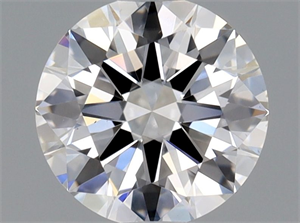 Picture of Natural Diamond 0.48 Carats, Round with Excellent Cut, D Color, VS2 Clarity and Certified by GIA