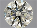 Natural Diamond 0.60 Carats, Round with Excellent Cut, N Color, SI1 Clarity and Certified by GIA