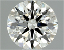 Natural Diamond 0.44 Carats, Round with Excellent Cut, J Color, VS1 Clarity and Certified by GIA