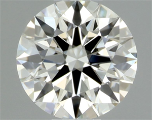Picture of Natural Diamond 0.44 Carats, Round with Excellent Cut, J Color, VS1 Clarity and Certified by GIA