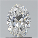 Natural Diamond 0.80 Carats, Oval with  Cut, E Color, VS1 Clarity and Certified by GIA