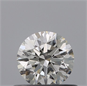Natural Diamond 0.45 Carats, Round with Excellent Cut, G Color, IF Clarity and Certified by IGI