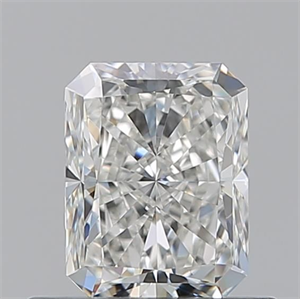Picture of Natural Diamond 0.71 Carats, Radiant with  Cut, H Color, VVS1 Clarity and Certified by GIA