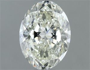 Picture of Natural Diamond 0.81 Carats, Oval with  Cut, J Color, SI1 Clarity and Certified by IGI