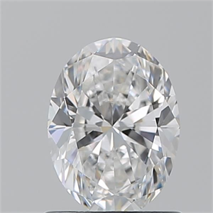 Picture of Natural Diamond 1.01 Carats, Oval with  Cut, E Color, VVS2 Clarity and Certified by GIA