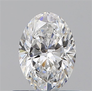 Picture of Natural Diamond 0.50 Carats, Oval with  Cut, D Color, VVS2 Clarity and Certified by GIA