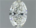 Diamante Natural 0.61 quilates, Ovalado , Color J, claridad VVS2 y certificado IGI