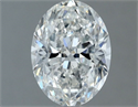 Diamante Natural 1.20 quilates, Ovalado , Color F, claridad SI2 y certificado IGI