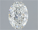 Natural Diamond 0.80 Carats, Oval with  Cut, G Color, SI1 Clarity and Certified by GIA
