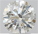 Diamante Natural 1.90 quilates, Redondo , Color J, claridad SI1 y certificado GIA