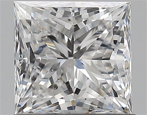 Picture of Natural Diamond 0.80 Carats, Princess with  Cut, D Color, SI1 Clarity and Certified by GIA