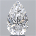 Natural Diamond 3.01 Carats, Pear with  Cut, D Color, VVS1 Clarity and Certified by GIA