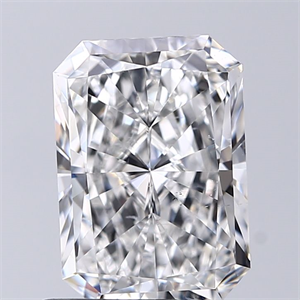 Picture of Natural Diamond 3.01 Carats, Radiant with  Cut, F Color, SI2 Clarity and Certified by GIA