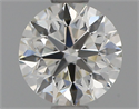 Natural Diamond 0.70 Carats, Round with Very Good Cut, H Color, VVS1 Clarity and Certified by IGI