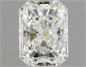 Natural Diamond 1.01 Carats, Radiant with  Cut, H Color, SI2 Clarity and Certified by GIA