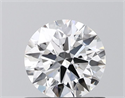 Lab Grown Diamond 0.74 Carats, Round with Ideal Cut, D Color, VS1 Clarity and Certified by IGI