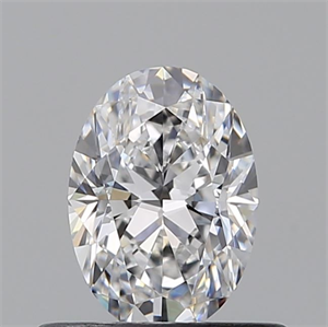 Picture of Natural Diamond 0.53 Carats, Oval with  Cut, D Color, VS1 Clarity and Certified by GIA