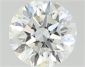 Diamante Natural 0.70 quilates, Redondo , Color H, claridad VVS1 y certificado GIA