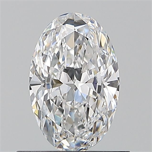 Picture of Natural Diamond 0.60 Carats, Oval with  Cut, D Color, VS2 Clarity and Certified by GIA