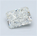 Natural Diamond 1.01 Carats, Radiant with  Cut, I Color, VS2 Clarity and Certified by GIA