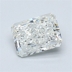 Picture of Natural Diamond 1.01 Carats, Radiant with  Cut, I Color, VS2 Clarity and Certified by GIA