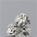 Natural Diamond 0.40 Carats, Heart with  Cut, I Color, VVS1 Clarity and Certified by GIA