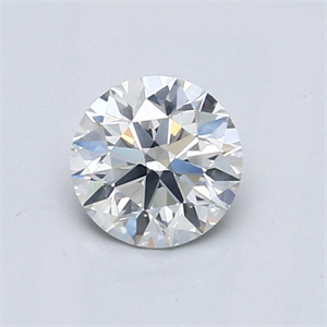 Picture of Natural Diamond 0.71 Carats, Round with Excellent Cut, G Color, I1 Clarity and Certified by GIA