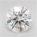 Lab Grown Diamond 2.40 Carats, Round with Excellent Cut, D Color, IF Clarity and Certified by GIA