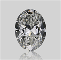 Natural Diamond 0.70 Carats, Oval with  Cut, G Color, SI1 Clarity and Certified by GIA