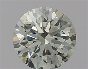 Picture of Natural Diamond 0.43 Carats, Round with Excellent Cut, I Color, VVS1 Clarity and Certified by GIA