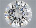 Lab Grown Diamond 6.08 Carats, Round with Excellent Cut, E Color, VS1 Clarity and Certified by IGI